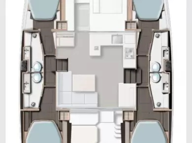 Location Catamaran Leopard Catamarans / Robertson & Caine avec permis