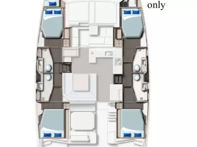Location à Cannigione - Leopard Catamarans / Robertson & Caine Leopard 45 sur SamBoat