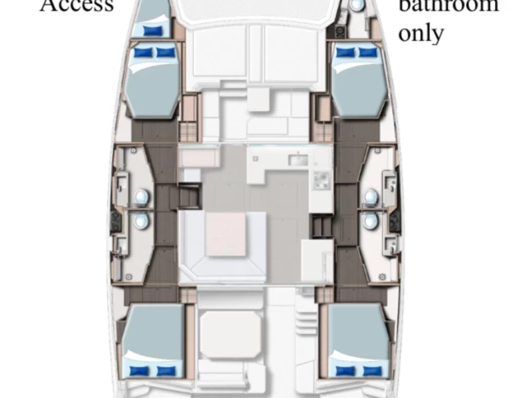 Location bateau Cannigione pas cher Leopard 45