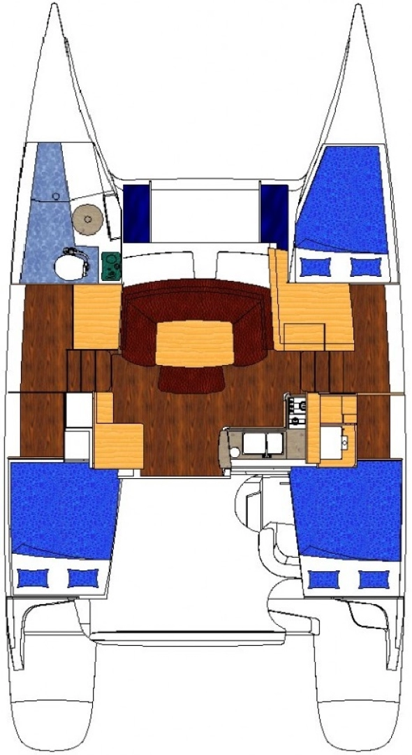 Location bateau Baie Taiohae pas cher Mahe 36 Evolution