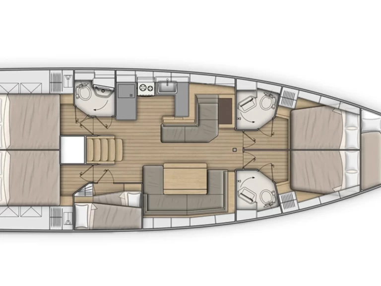 Location Voilier à Nikiána - Bénéteau Oceanis 51.1