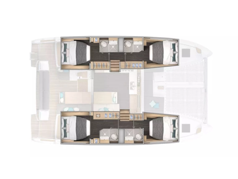 Location bateau Lagoon Lagoon 43 à Cugnana Verde sur Samboat