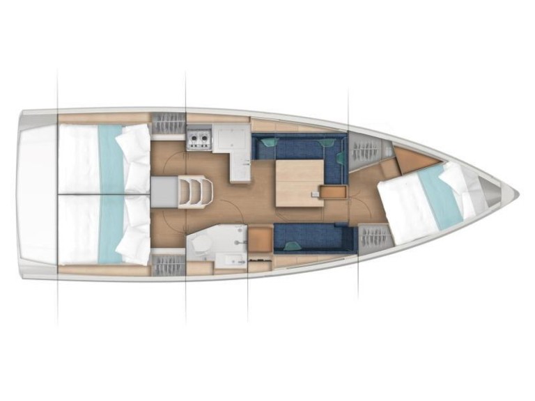 Location bateau Nettuno pas cher Sun Odyssey 380