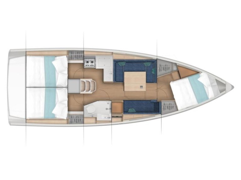 Location bateau San Miguel De Abona pas cher Sun Odyssey 380