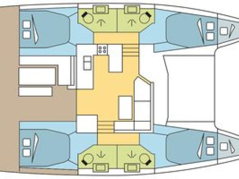 Fountaine Pajot Astrea 42 a louer à Palerme
