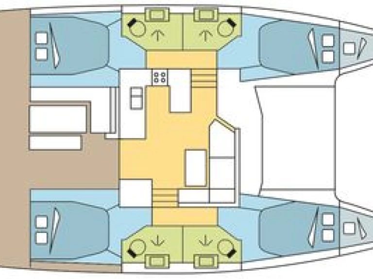 Fountaine Pajot Astrea 42 a louer à Palerme