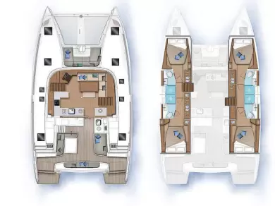 Location bateau Lagoon Lagoon 46 à Fethiye sur Samboat