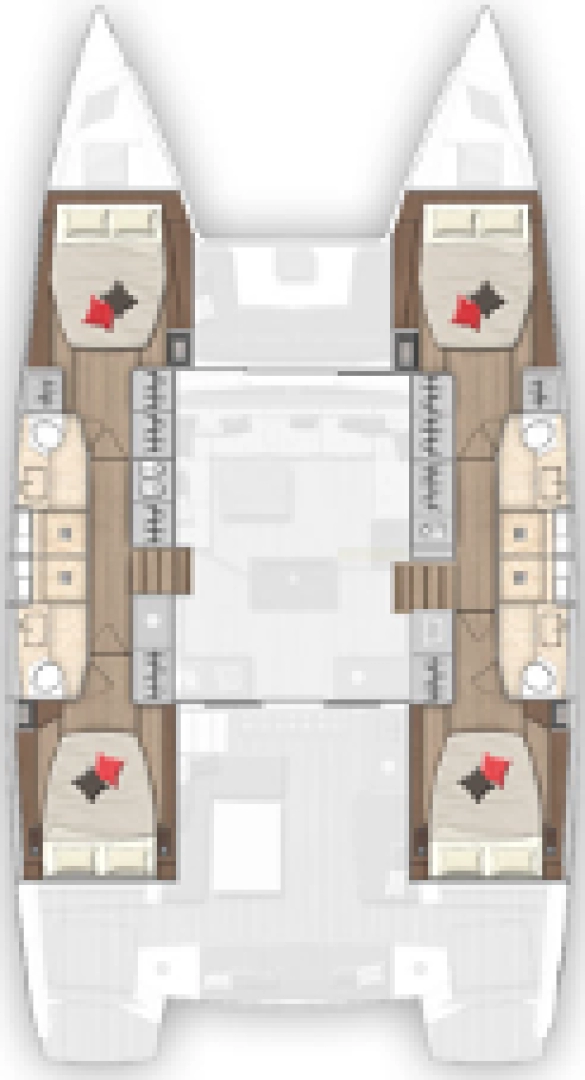 Location bateau Saint-Raphaël pas cher Lagoon 50