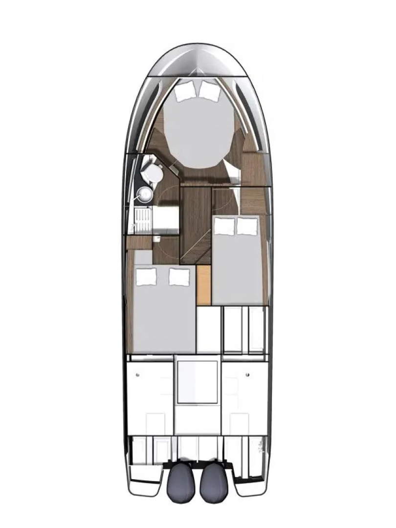 Louer Bateau à moteur avec ou sans skipper Jeanneau à Trogir
