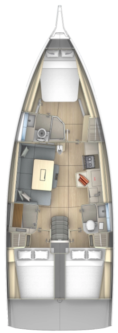 Location bateau Trogir pas cher Dufour 41