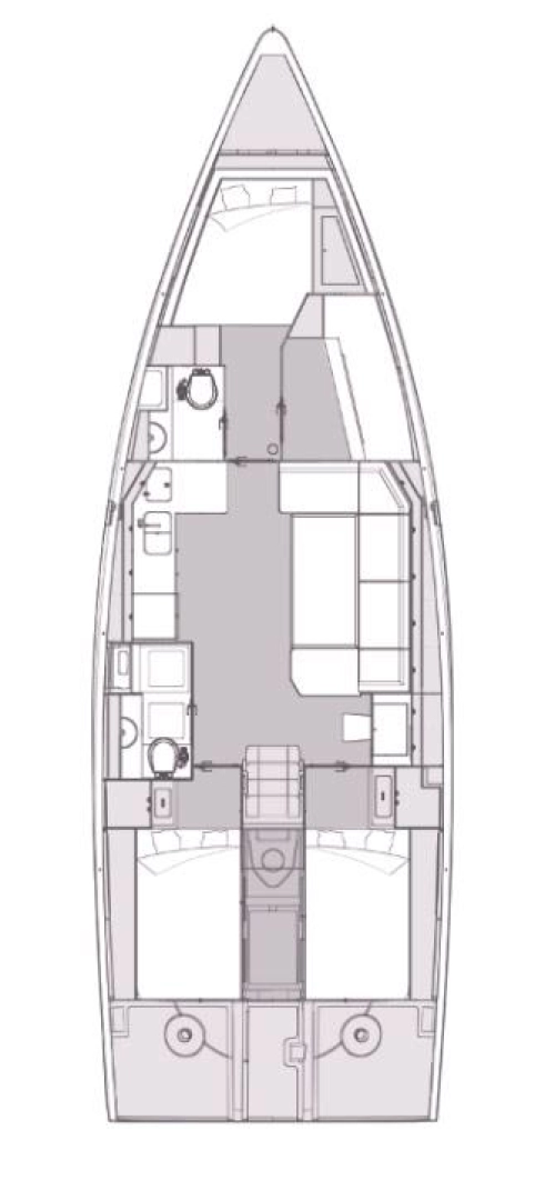 Location bateau Portorož pas cher Elan Impression 45 (ex. 43) - 4 cab.