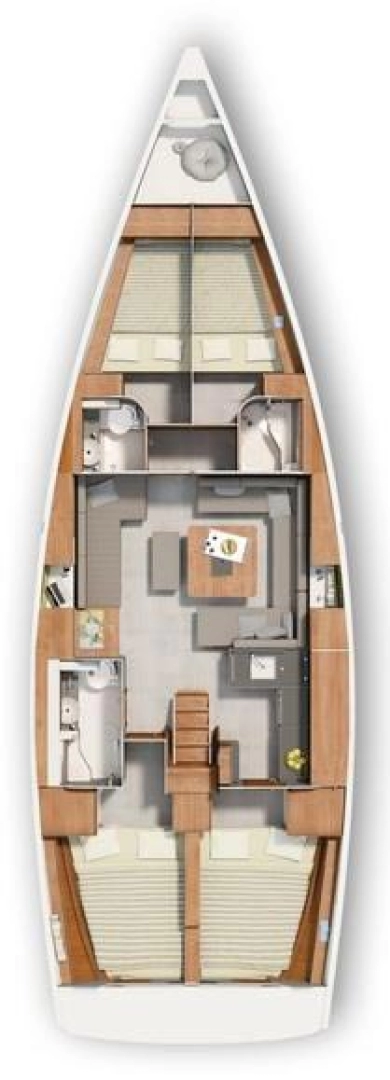 Location bateau Murter-Kornati pas cher Hanse 455