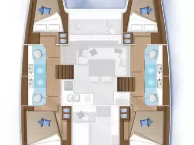 Location bateau Pula pas cher Lagoon 40