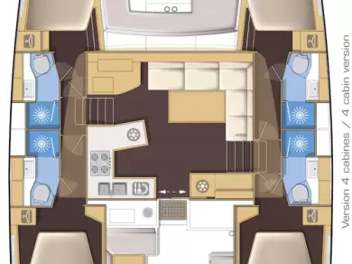 Location à Palma de Majorque - Lagoon Lagoon 450 sur SamBoat