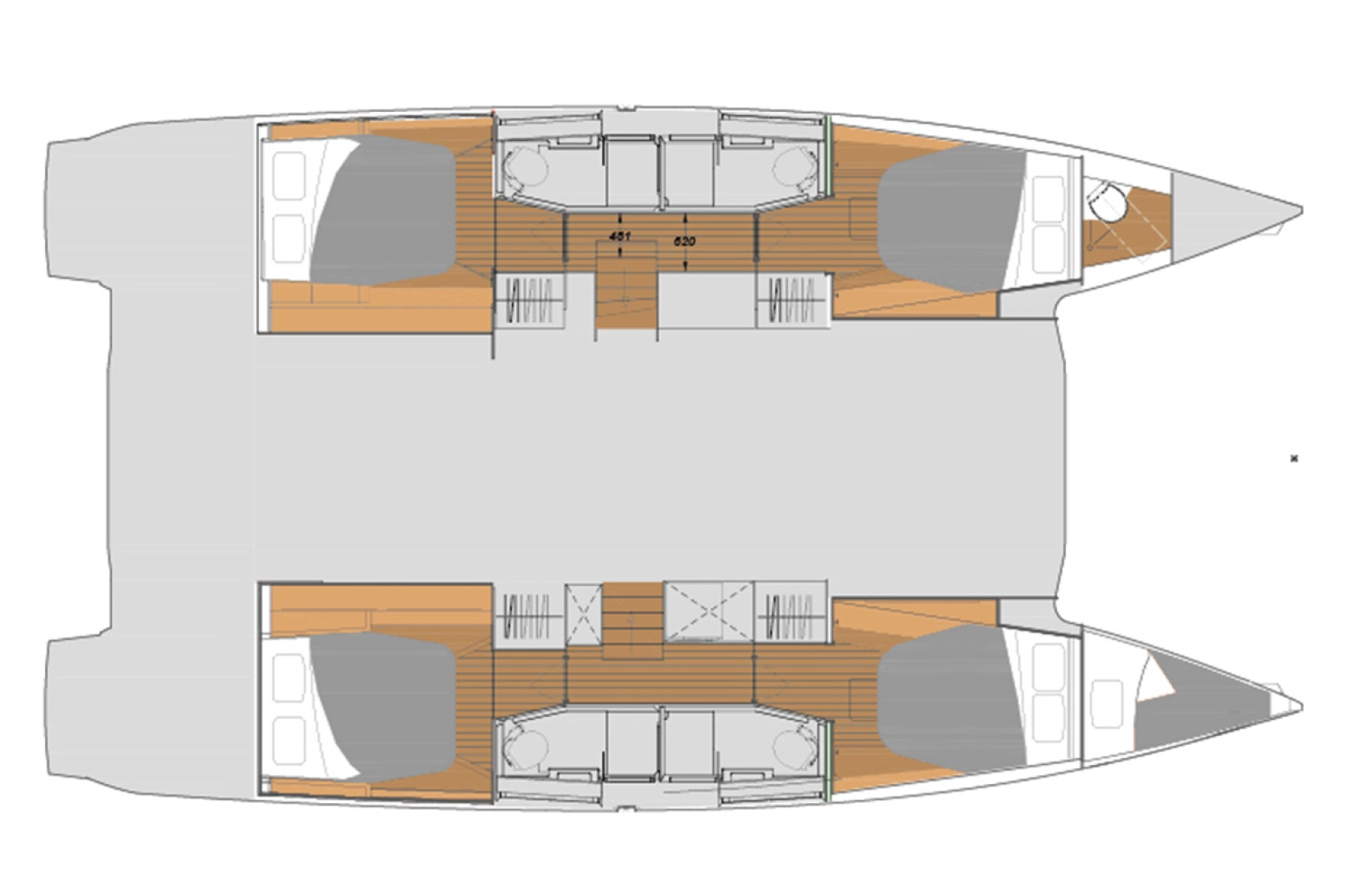 Louer Catamaran avec ou sans skipper Fountaine Pajot à Komolac