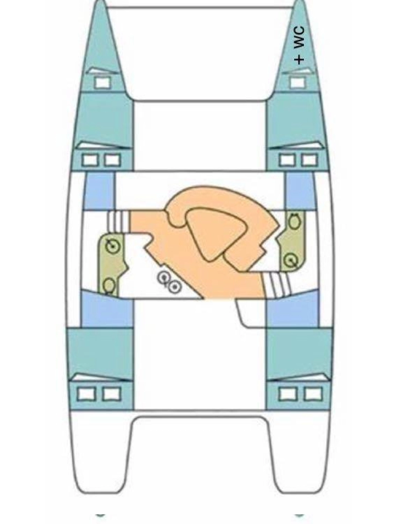 Location Catamaran à Izola - Fountaine Pajot Lavezzi 40