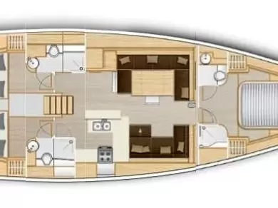 Hanse Hanse 588 a louer à Kos