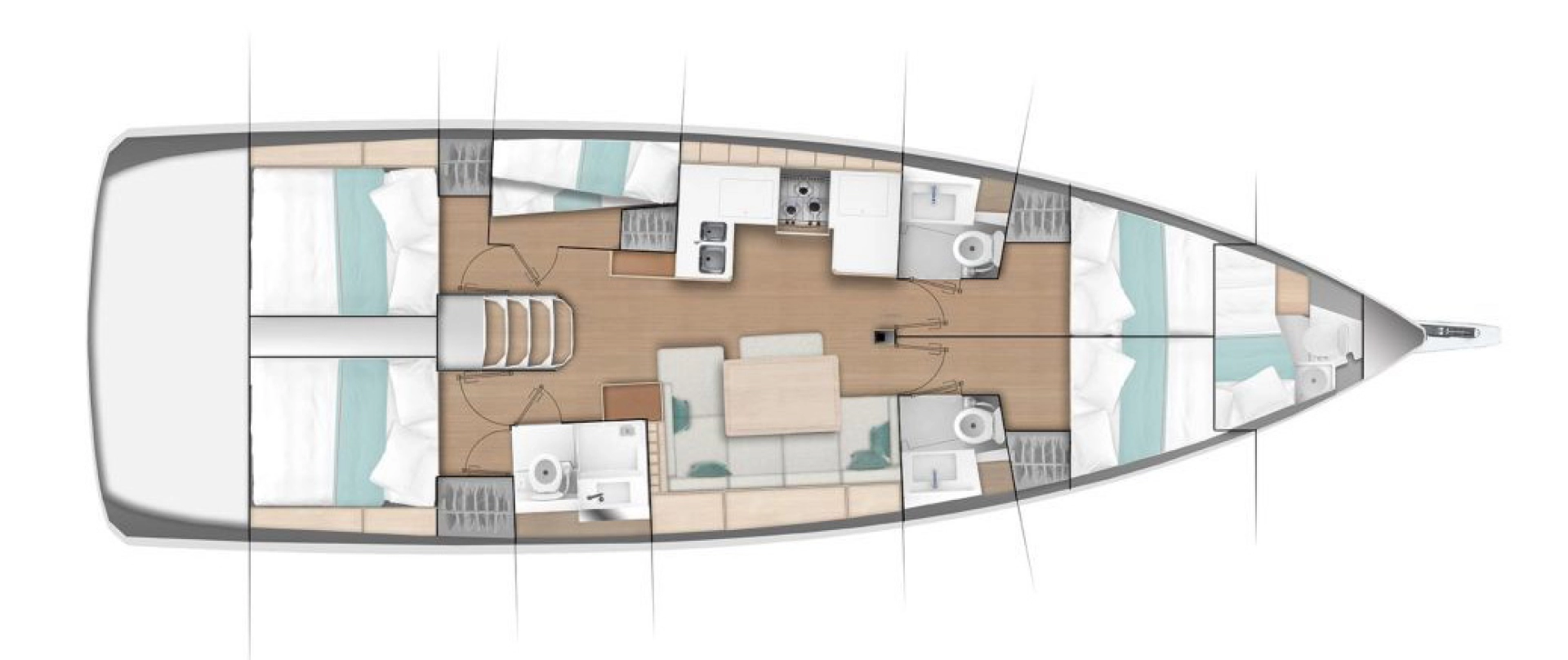 Location Voilier à Gouviá - Jeanneau Sun Odyssey 490