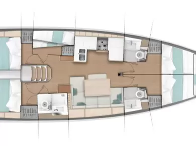 Location Voilier à Gouviá - Jeanneau Sun Odyssey 490