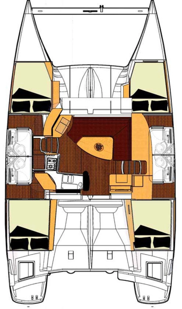 Fountaine Pajot Lipari 41 a louer à Punat