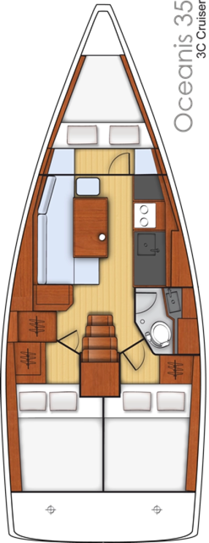 Location bateau Bénéteau Oceanis 35 à Split sur Samboat