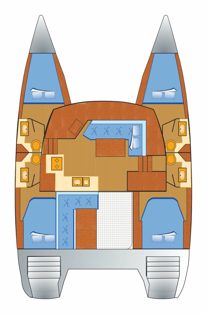 Louez un Fountaine Pajot Lucia 40 à Rogoznica