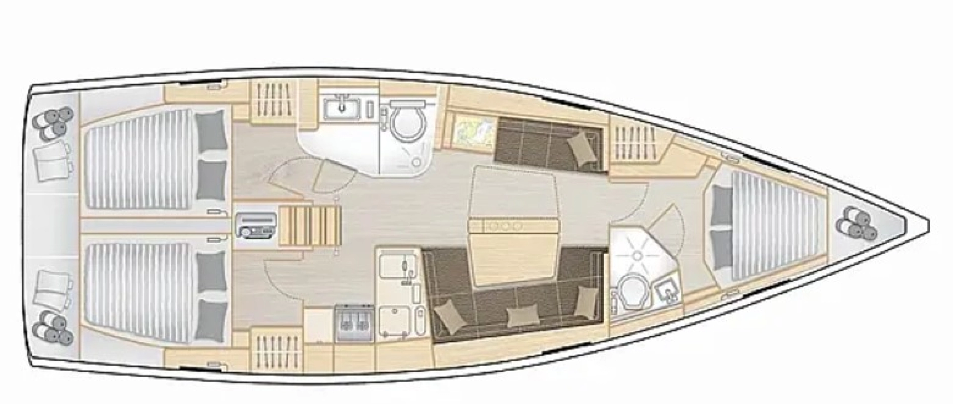 Location Voilier à Lefkáda - Hanse Hanse 418