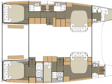Location bateau Primošten pas cher Dufour Catamarans 48 Sail