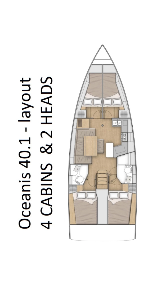 Location Voilier à Pomer - Bénéteau Oceanis 40.1