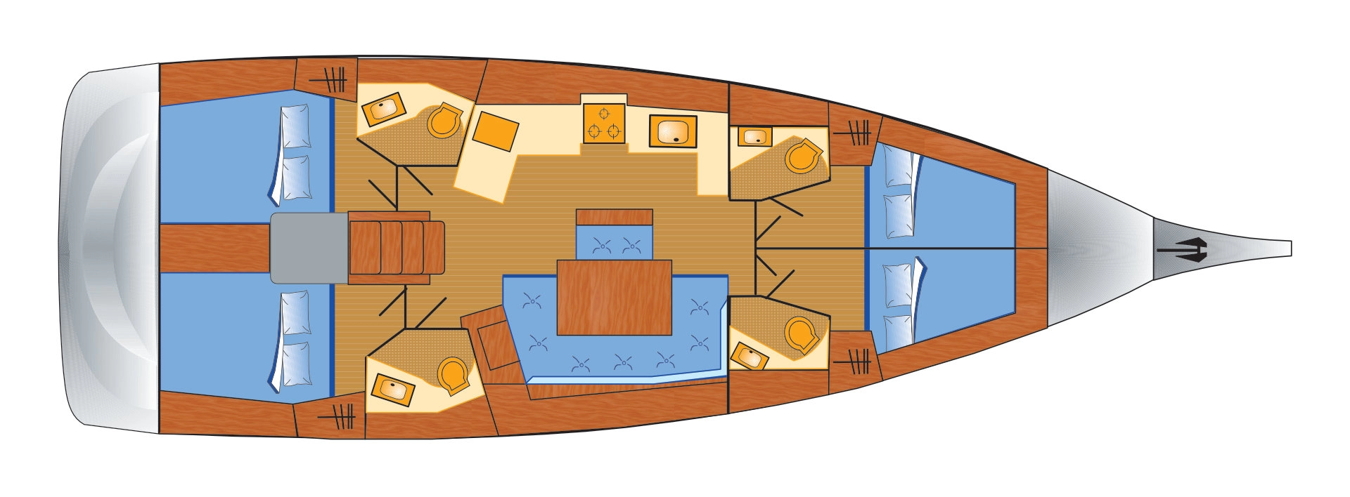 Location à Can Pastilla - Bénéteau Oceanis 46.1 sur SamBoat