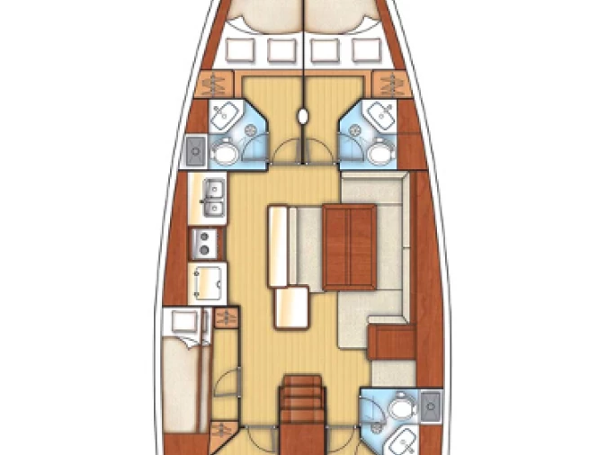 Location bateau Bénéteau Oceanis 50 à Vlychó sur Samboat