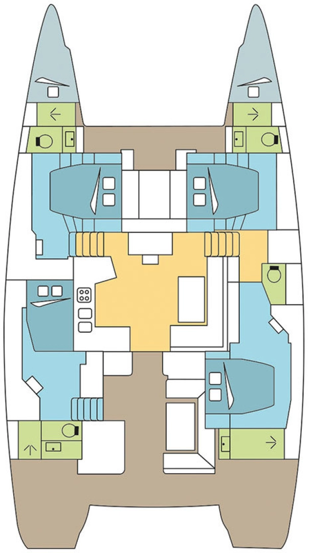 Catamaran à louer à Pirovac au meilleur prix