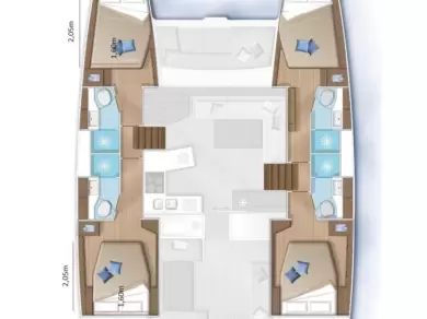 Location Catamaran Lagoon avec permis