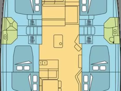 Location Catamaran à Île Raiatea - Bali Bali 5.4