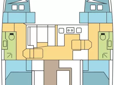 Location bateau Nautitech Nautitech 40 à Anse Marcel sur Samboat