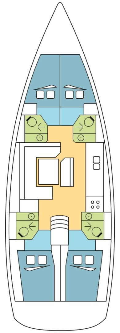 Location bateau Zaton pas cher Sun Odyssey 479