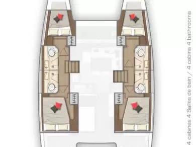 Location bateau Primošten pas cher Lagoon 40