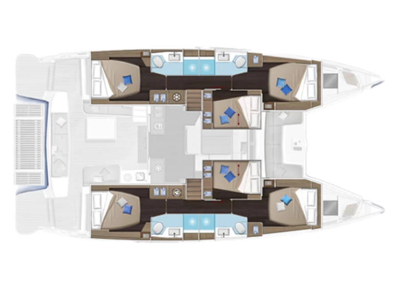 Catamaran à louer à Lefkáda au meilleur prix