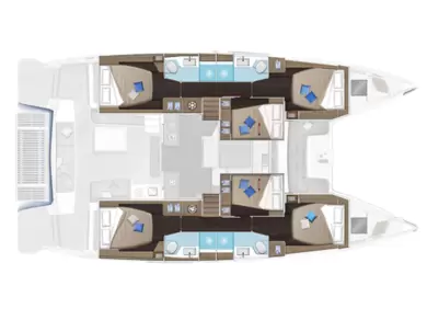 Catamaran à louer à Lefkáda au meilleur prix