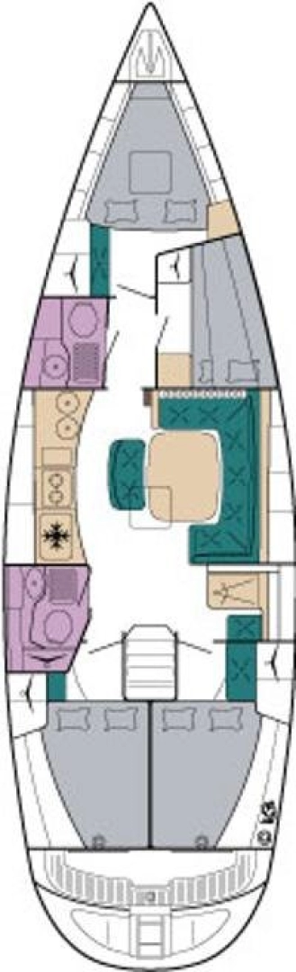 Location bateau Ávdira pas cher Bavaria 44