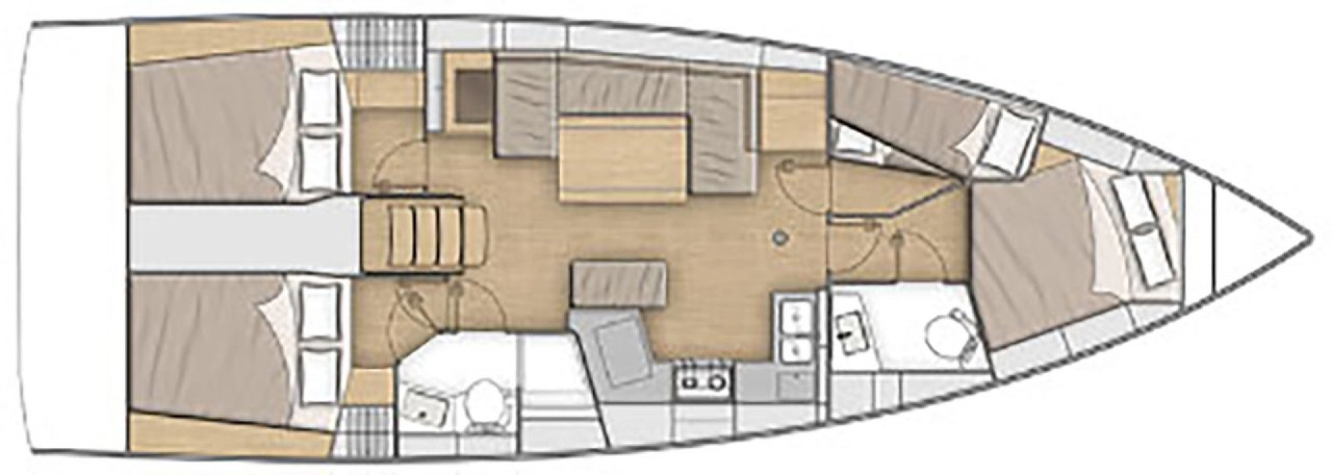Bénéteau Oceanis 40.1 a louer à Bormes-les-Mimosas