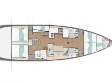 Location Voilier à Égée-Septentrionale - Jeanneau Sun Odyssey 490