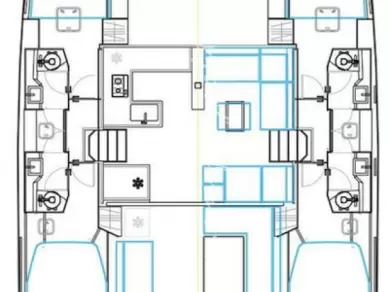 Location Catamaran à Álimos - Nautitech Nautitech 46 Fly