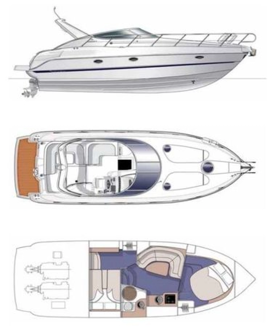 Location à Cannes - Cranchi Zaffiro 34 sur SamBoat