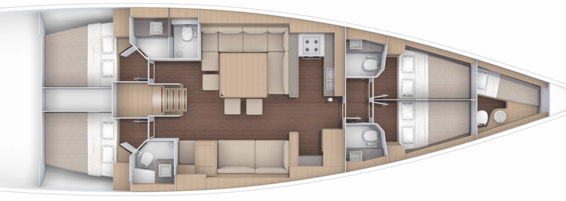 Location à La Trinité-sur-Mer - Dufour Dufour 325 Grand Large sur SamBoat