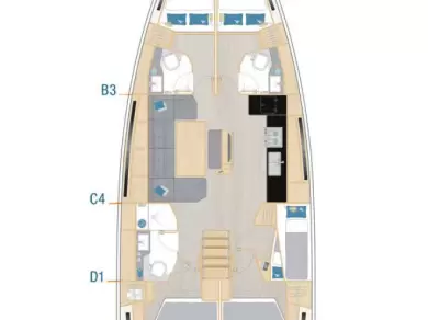 Location bateau Sibenik pas cher Hanse 460