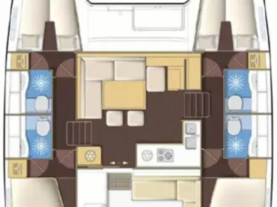 Location bateau Lagoon Lagoon 400 S2 à Sibenik sur Samboat