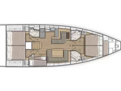 Location bateau Bénéteau Oceanis 51.1 à Marmaris (district) sur Samboat