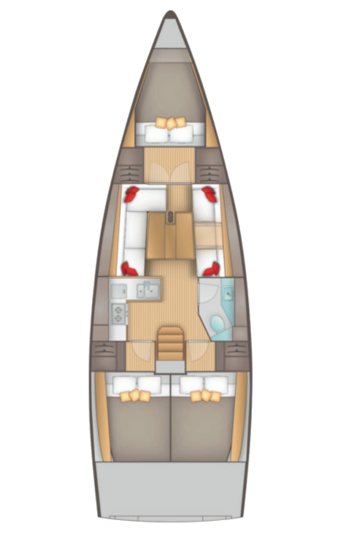 Location à Kaštela - Salona Salona 380 sur SamBoat