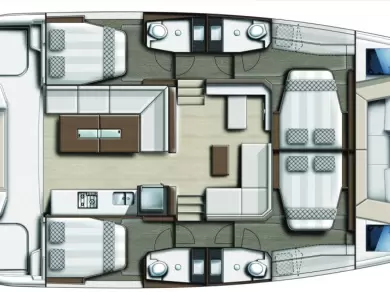 Louer Catamaran avec ou sans skipper Bali à Lefkáda
